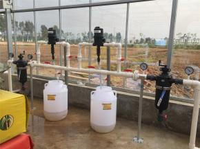 云南园景公司--澄江种植基地温室内灌溉系统安装工程